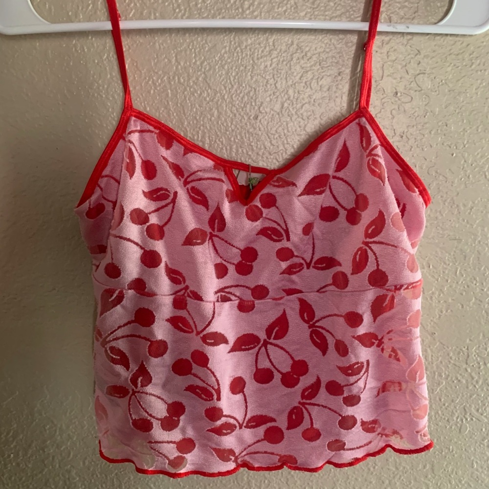 y2k cherry tank top